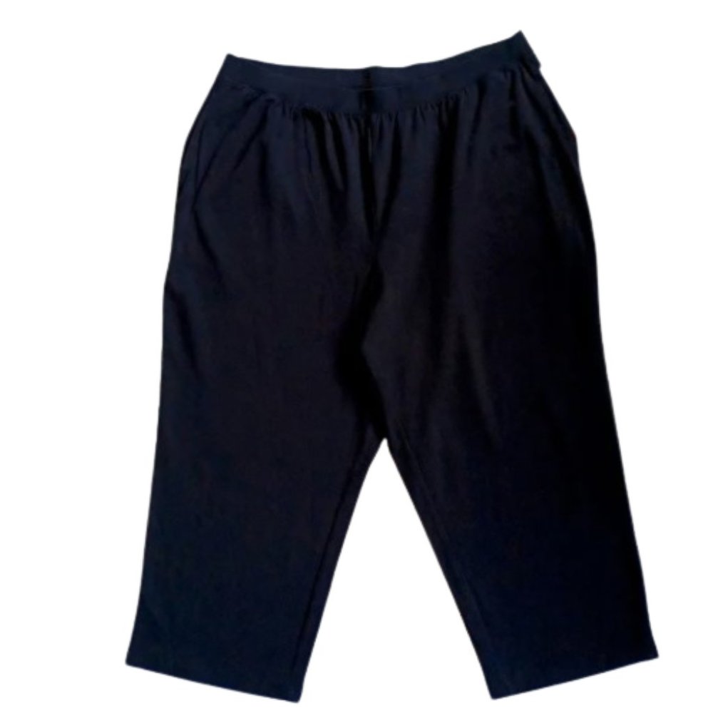 Catherine's Suprema Collection Pull On Cotton Capri NEW- Sz. 16P